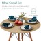 Best Choice Products 5-Piece Compact Mid-Century Modern Dining Set w/ 4 Chairs, Wooden Legs